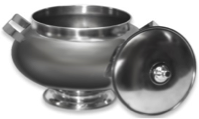 Sopera De Lujo Acero Inoxidable Cap 4 Lts 22 x 21 cm