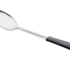 CUCHARA LISA 15PG INOX/MANGO PLASTICO