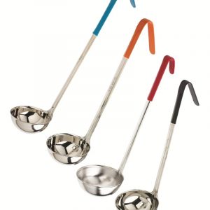 CUCHARON 1.5 OZ ACERO INOX UNA PIEZA BLANCO
