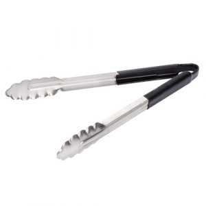 PINZA 16PG NEGRA ACERO INOXIDABLE