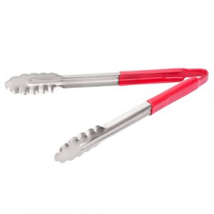 PINZA 16PG ROJA ACERO INOXIDABLE