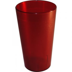 VASO POLICARBONATO 12OZ ROJO