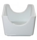 AZUCARERA PORTA SOBRES DE PORCELANA 7.5 X 7.5 CM MKM 