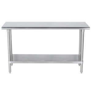 MESA DE TRABAJO A INOX/GALV 60*120*86 CMS