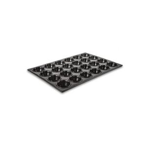 CHAROLA MUFFIN ALUMINIO TEFLON 24