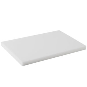 TABLA DE CORTE REDONDA BLANCA, 12pg DIAMETRO, 2pg ESPESOR