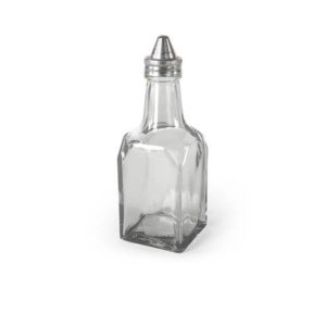BOTELLA CUADRADA VIDRIO P VINAGRE/ACEITE 6 Oz