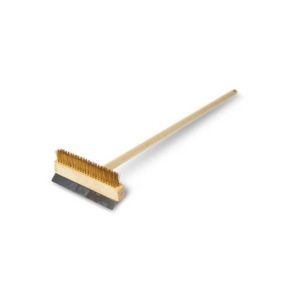 CEPILLO ALAMBRE Y RASPADOR PARA PARRILLA - 45.5 cm x 7 cm x 7 cm