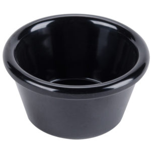 COPA RAMEKIN 1.5 Oz COLOR NEGRO (ALTO)