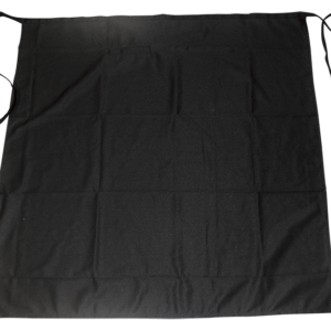 DELANTAL LARGO C/BOLSAS 83 X 71 CMS COLOR NEGRO