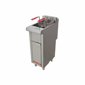 Freidora Turbo-10-2Q Petit Acero Inoxidable PREMIUM 2 Quemadores 1 Tina 2 Canastillas Niqueladas 0.320 X 0.630 X 0.960 M