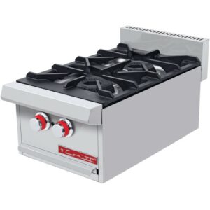 Parrilla Vertical Heavy Duty Pcv-2 Hd PREMIUM 2 Quemadores 1 Parrilla 2 Pilotos Individuales 1 Valvula 1 Charola 0.440 X 0.810 X 0.310 M