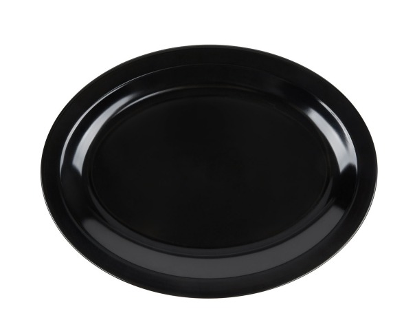 MELAMINA-PLATO-OVALADO-NEGRO