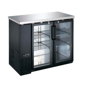 Refrigerador Contra Barra CBR-2PC-SS-01 2 Puertas 16 pies Frente 155 x Fondo 62 x Alto 91
