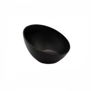 Tazon Inclinado de Melamina Negra 13 cm (Caja con 96 Piezas)