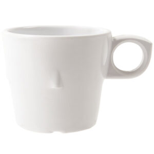 Taza cafe GET DC-101-W White 7.5 oz. SuperMel Conica tarro
