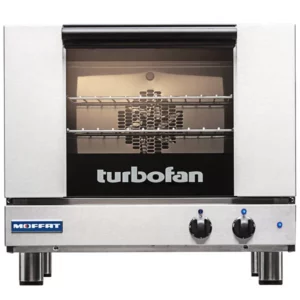 Horno De Conveccion Electrico Moffat E22M3 Turbofan de una sola cubierta de tamaÃ±o medio con controles mecanicos, 1.5 Cu. Pie. - 110-120 V
