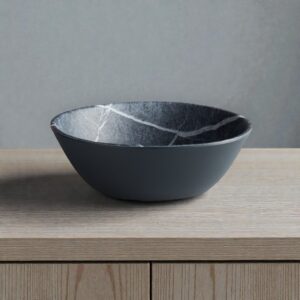 Carlisle 5311072 Ridge 8 oz. Soapstone Melamine Bouillon Bowl (PRECIO POR 24 PIEZAS)