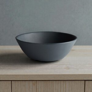 Plato Bowl de Melamina 52 Oz (1.5 Lts) Color Negro Ridge 5310938 Carlisle (Precio por 12 piezas)