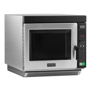Horno de Microondas Amana RC17S2 Carga de trabajo pesada  de Acero Inoxidable Comercial con Control de botones - 208/240V, 1700W