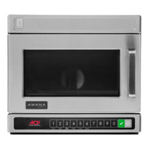 Horno de Microondas Amana HDC12YA2 Carga de trabajo pesada Acero Inoxidable Compact  Comercial con Control de botones - 120V, 1200W