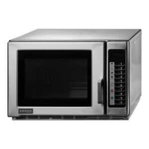 Horno de Microondas Amana RFS12TS Carga de trabajo media  de Acero Inoxidable Comercial con Control de botones - 120V, 1200 W