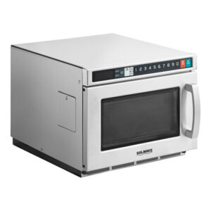 Horno de Microondas Solwave 0.6 pies Space Saver Carga de trabajo pesada de Acero Inoxidable Comercial con Control de botones 120V, 1200W