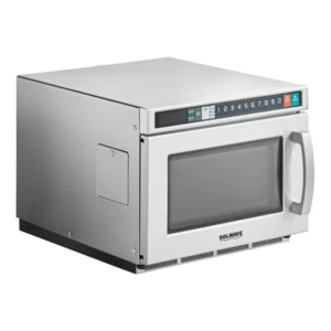 Horno de Microondas Solwave 0.6 pies Space Saver Carga de trabajo pesado de Acero Inoxidable Comercial con Control de botones