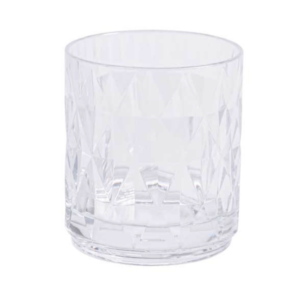 VASO OLD FASHIONED 10 OZ PLASTICO TRITAN APILABLE FITZGERALD DM-10R-CL GET (PRECIO POR 24 PIEZAS)