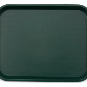 CHAROLA DE SERVICIO RECTANGULAR 14 X 18 PG COLOR VERDE SELVA CARLISLE (CAJA CON 12 PIEZAS)