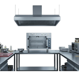 Horno Rosticero Asador Electrico de Sobre Mesa con 5 Canastas para 15 Pollos de 240V, 5400 W CROE48D Cooking Performance Group