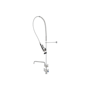 LLAVE DE PRELAVADO A PISO 1.15 GPM CON BASE SENCILLA A PISO Y GRIFO DE 12 PG REGENCY