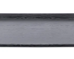 CHAROLA ROOM SERVICE DE 25 x 16 PG PLASTICO ESTILO MADERA COLOR NEGRO CON AGARRADERA