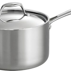 CAZO RECTO DE INDUCCION 7.6 QT (7.19 LTS) ACERO INOXIDABLE CON FONDO DIFUSOR CON TAPA VIGOR