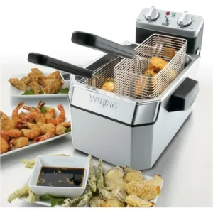 FREIDORA ELECTRICA DE MESA 10 LB (4.5 LTS) WDF1000 COMERCIAL 120 V MARCA WARING
