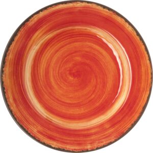 Plato Trinche de 11 Pg Naranja Fuego y Borde Cafe Mingle 5400152 Carlisle (Precio por 12 piezas)