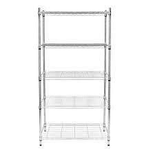 Estante de 18 x 36 Cromado con Postes de 64 pg 4 entrepanos