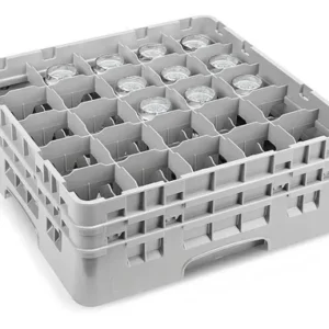 Rack de 25 Compartimentos con 2 Extensiones Grises 25S534151 Cambro (Precio por 4 piezas)