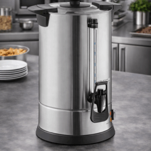 CAFETERA 45 TAZAS CU45ETL PERCOLADORA ACABADO EN ACERO INOXIDABLE Y LLAVE DISPENSADORA MARCA AVANTCO