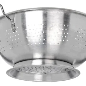 COLADOR 16 QT CON AGARRADERAS Y BASE CARLISLE - Altura 7 1/8 pg, Diametro superior 16 1/2 pg