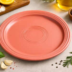 Plato Trinche 25.4 cm Capri Rosa Arrecife Ceramica (Caja con 12 piezas)