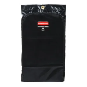 BOLSA PARA CARRITO DE LIMPIEZA DE VINIL COLOR NEGRO 24 GALONES 1966720 RUBBERMAID
