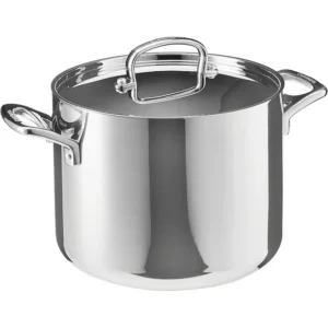 OLLA DE INDUCCION 6.5 QT (6.15 LTS) USO RUDO ACERO INOXIDABLE MARCA VIGOR