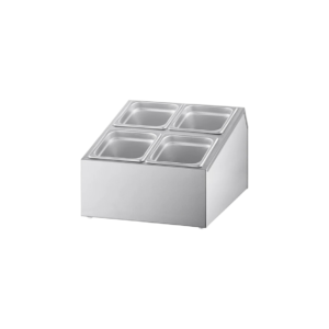 ORGANIZADOR PARA INSERTOS EN ACERO INOXIDABLE CAPACIDAD DE 4 INSERTOS SEXTOS (INCLUIDOS) SERVSENSE