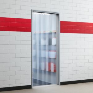 Cortina Tipo Puerta de Tiras Reforzadas Para Ingreso de Cuartos Refrigerados de 101 x 203 Cm Lavex