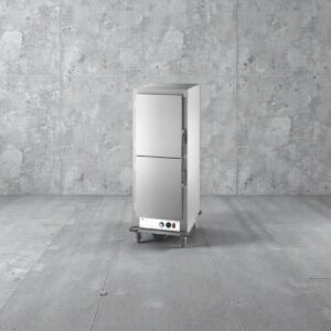 GABINETE CONSERVADOR ELECTRICO PARA ALIMENTOS TERMICO CON 2 PUERTAS SOLIDAS HTESDS-1836 PARA 36 CHAROLAS COMPLETAS