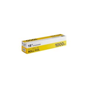 ROLLO DE ALUMINIO PARA EMPAQUE DE ALIMENTOS 45 CM X 300 MTS LARGO CAL.55 CHOICE