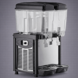 DISPENSADOR DE BEBIDAS REFRIGERADO DOBLE 3 GALONES CADA TINA MARCA CARNIVAL KING