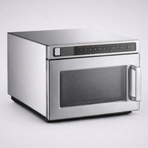 Horno de Microondas Amana HDC12A2 Carga de trabajo pesada de Acero Inoxidable Comercial con Control de botones - 120V, 1200W, Menos de 200 usos diarios