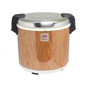 ARROCERA THUNDER 30 TAZAS, ELECTRICA, 120 V, 100W, .83 APMS, Ancho 15 1/2 PG, Profundidad 15 1/2 PG, Altura 11 1/2 PG, caliente hasta por 12 horas